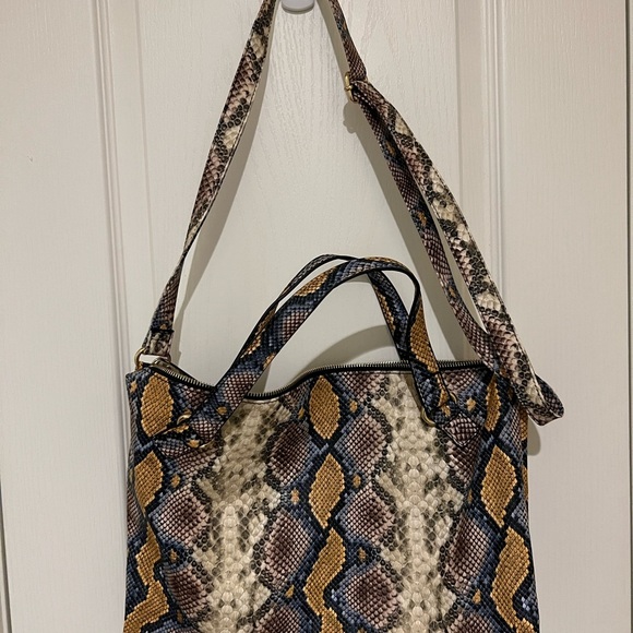 Jessica Simpson Multicolor Phython Satchel - Picture 2 of 11